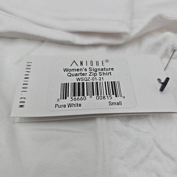 Anique Womens Sun Protective UPF‎ 30+ Cooling Long Sleeve Pure White Small Shirt - Picture 5 of 8